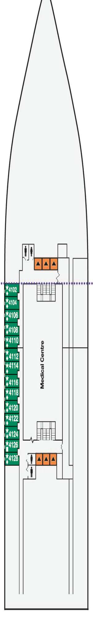 Deck plan for Ambience