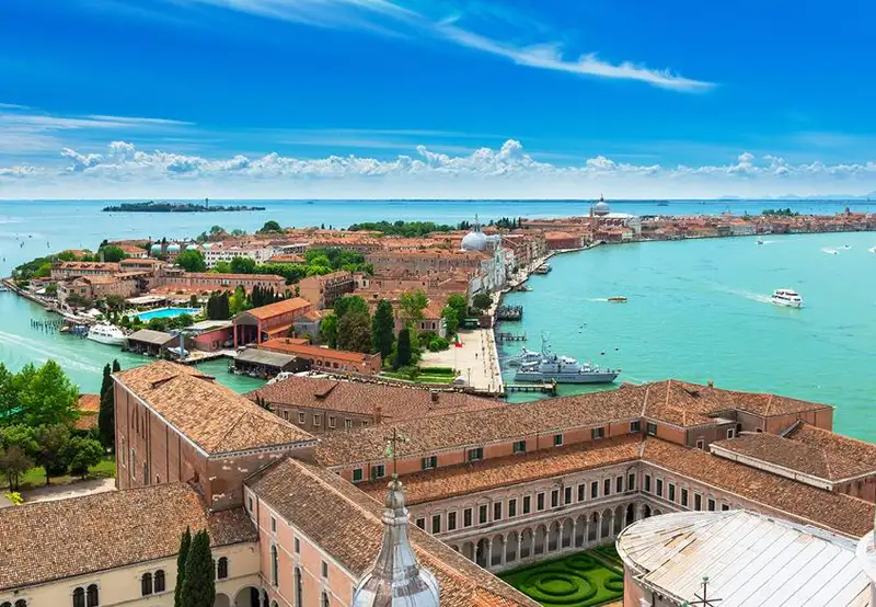 Giudecca Island in Venice Italy