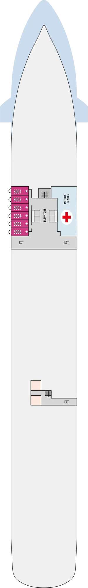 Deck plan for Celestyal Discovery