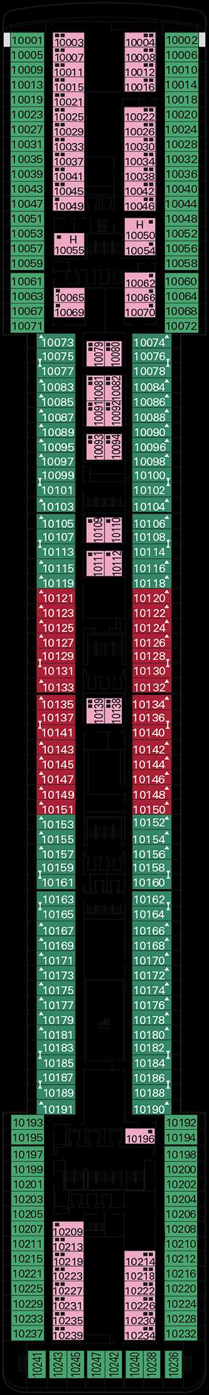 Deck plan for MSC Musica