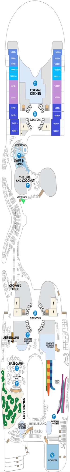 Deck plan for Hero of the Seas