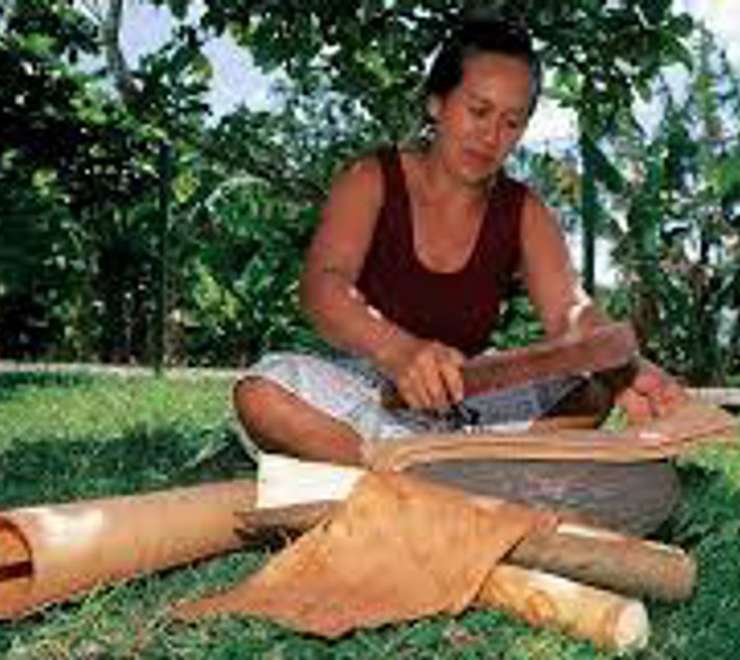 Tapa Cloth Making