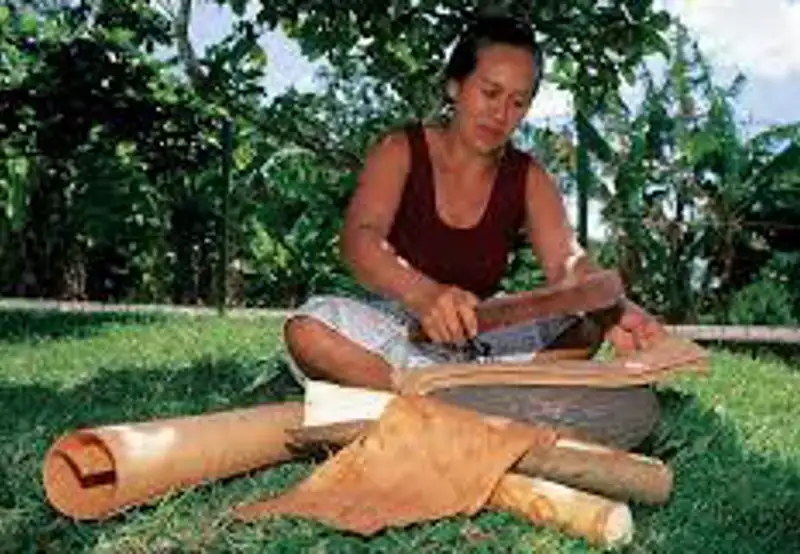 Tapa Cloth Making
