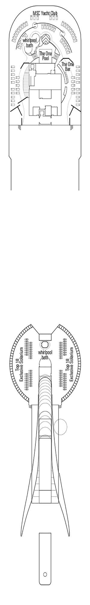 Deck plan for MSC Splendida