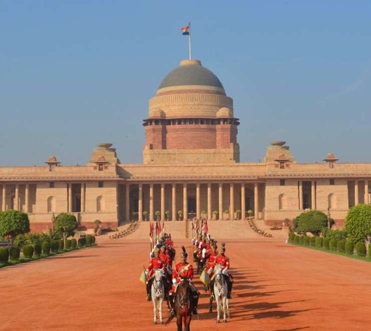 The Rashtrapati Bhavan