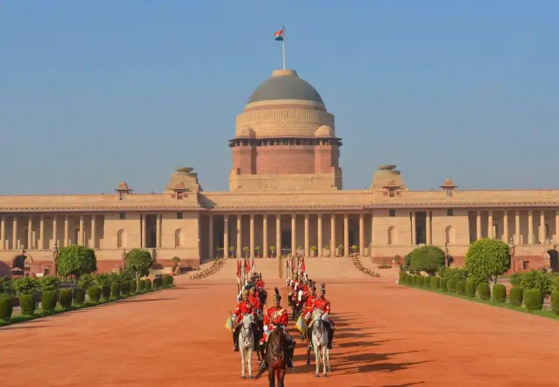 The Rashtrapati Bhavan