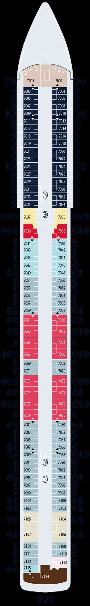 Deck plan for Explora IV