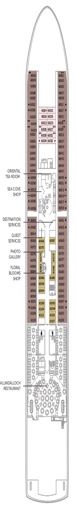 Deck plan for Balmoral