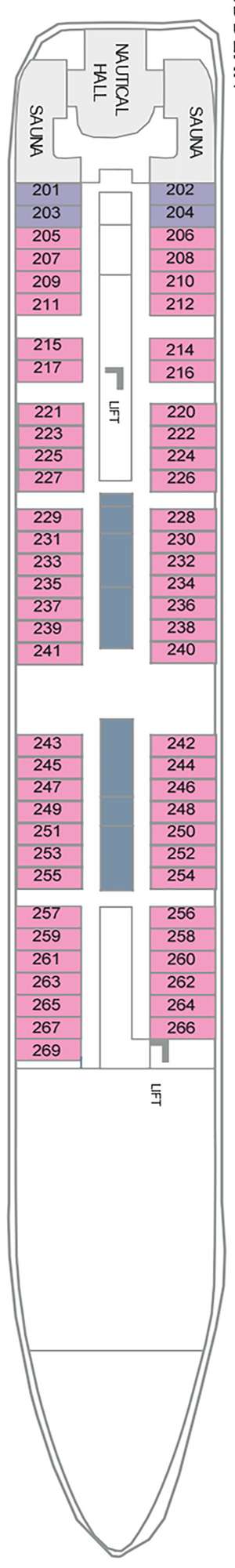 Deck plan for Club Med 2