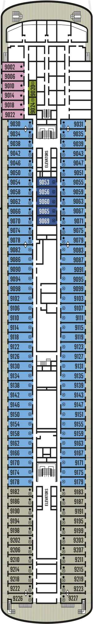 Deck plan for Celestyal Journey
