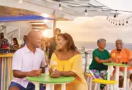 couple at al fresco bar