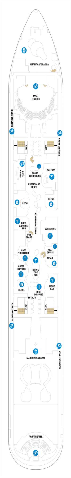 Deck plan for Harmony of the Seas