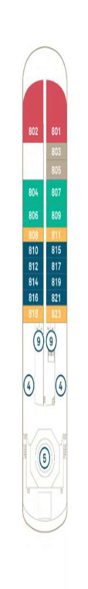 Deck plan for Scenic Eclipse