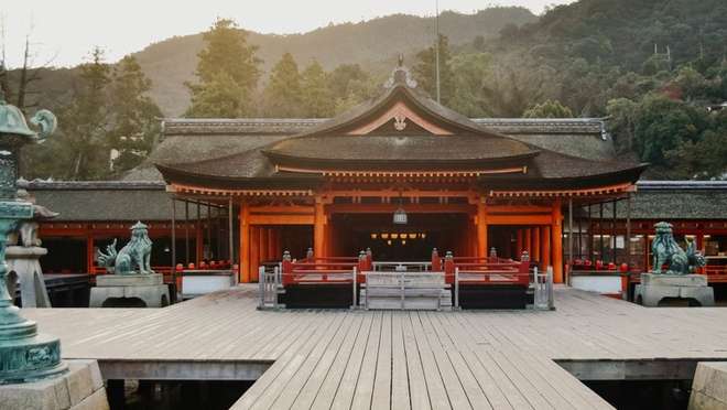 Discover Japan's sacred island, home to the iconic 'floating' red torii gate.