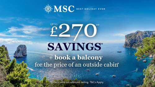 MSC Post Wave campaign IG promotional banner