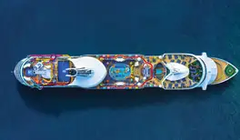 navigator of the seas aerial shot