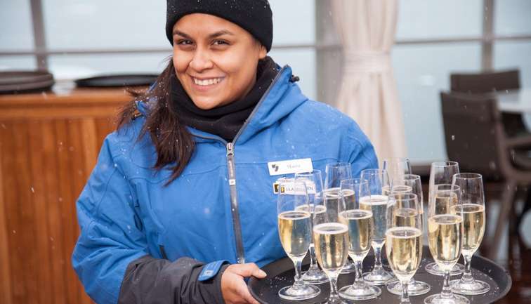 Champagne on Deck