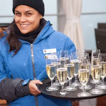 Champagne on Deck