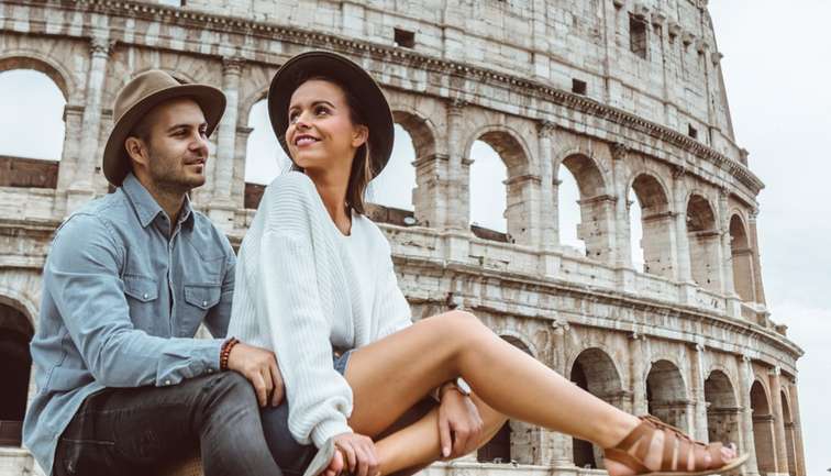 Couple in Rome