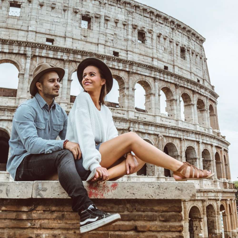 Couple in Rome