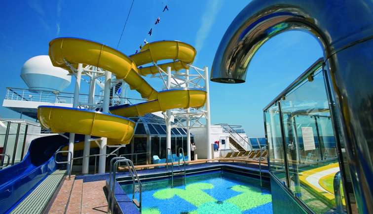 Lido Iris and the Toboga waterslide