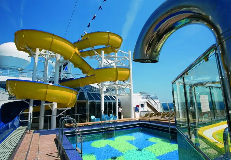 Lido Iris and the Toboga waterslide