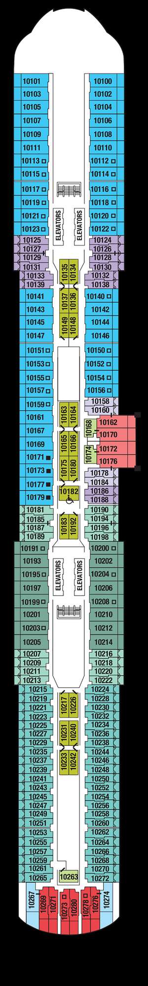 Deck plan for Celebrity Edge