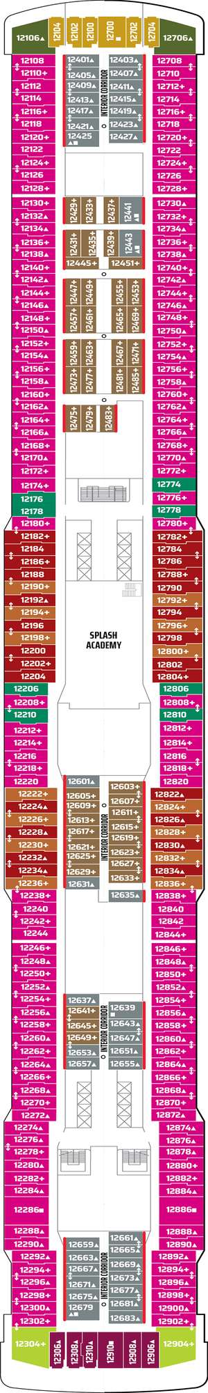 Deck plan for Norwegian Breakaway