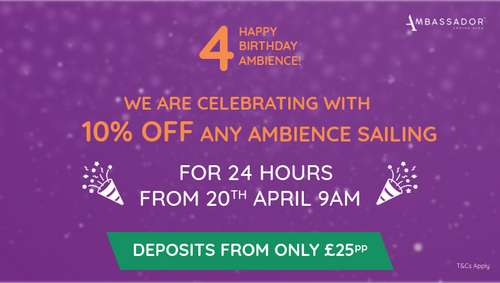 AMBIENCE BIRTHDAY 2026 promotional banner