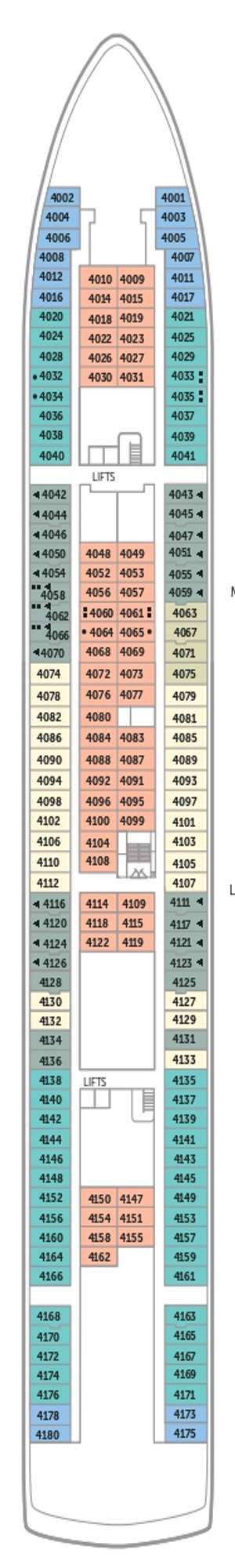 Deck plan for Balmoral