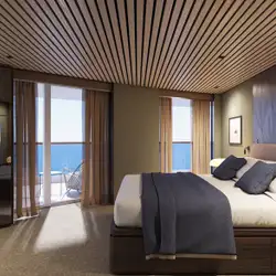 Image related to The Haven Aft-Facing Owner's Suite with Master Bedroom and Large Balcony
