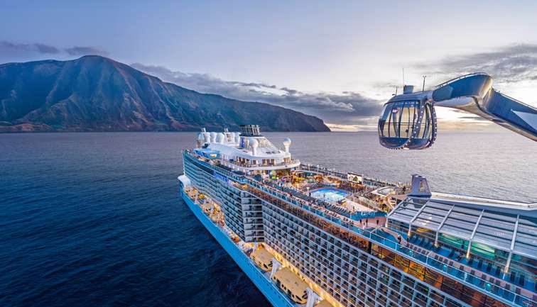 Ovation of the Seas (aerial)