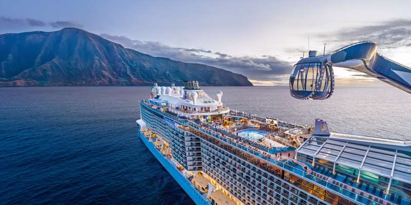 Ovation of the Seas (aerial)