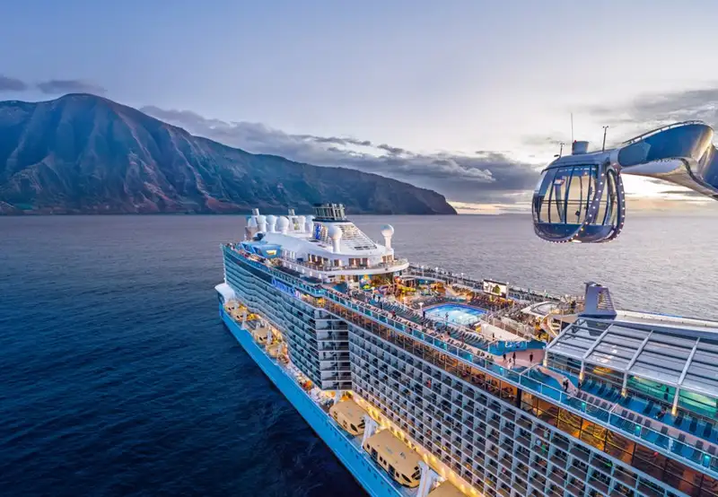 Ovation of the Seas (aerial)