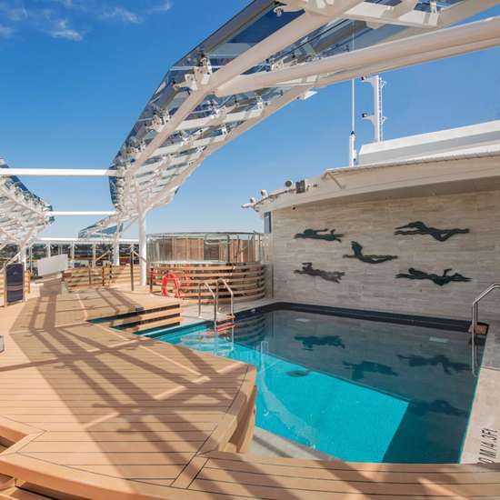 yacht club pool on the virtuosa