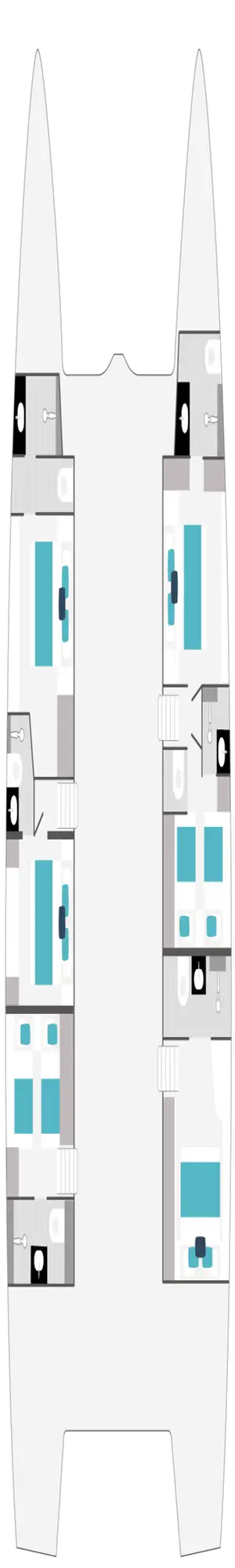 Deck 0 - Staterooms