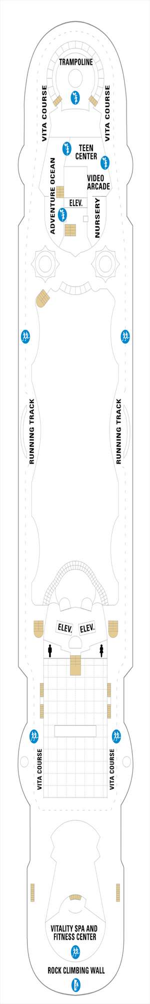 Deck plan for Enchantment of the Seas