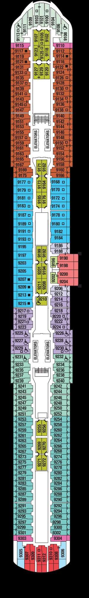 Deck plan for Celebrity Edge