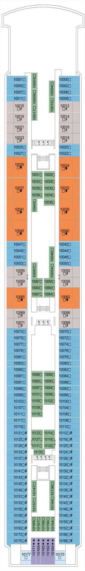 Deck plan for Marella Explorer