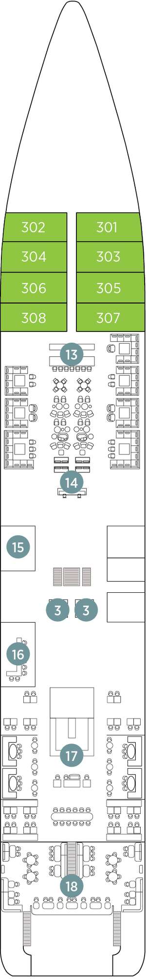 Deck plan for Emerald Raiya