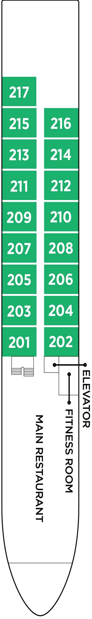Deck plan for AmaDouro