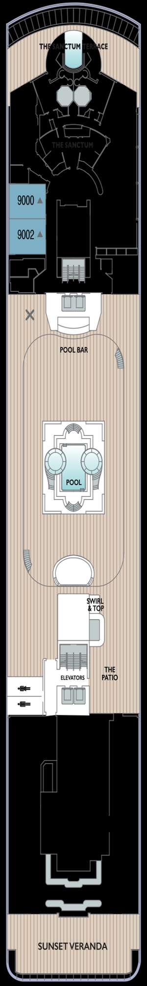 Deck plan for Azamara Pursuit