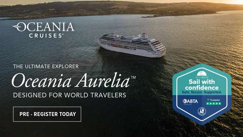 Oceania Aurelia Launch - Pre-register promotional banner