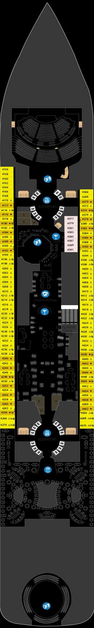 Deck plan for Icon of the Seas