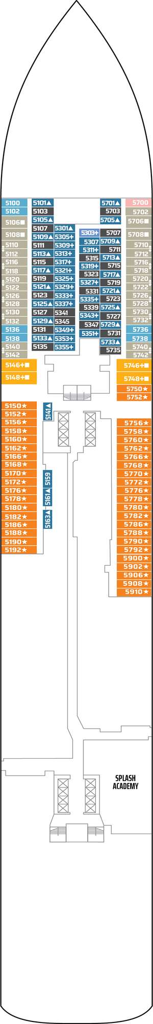 Deck plan for Norwegian Joy