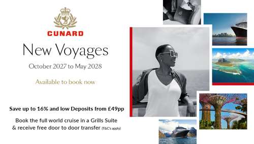 cunard launch sale nov iglu promotional banner