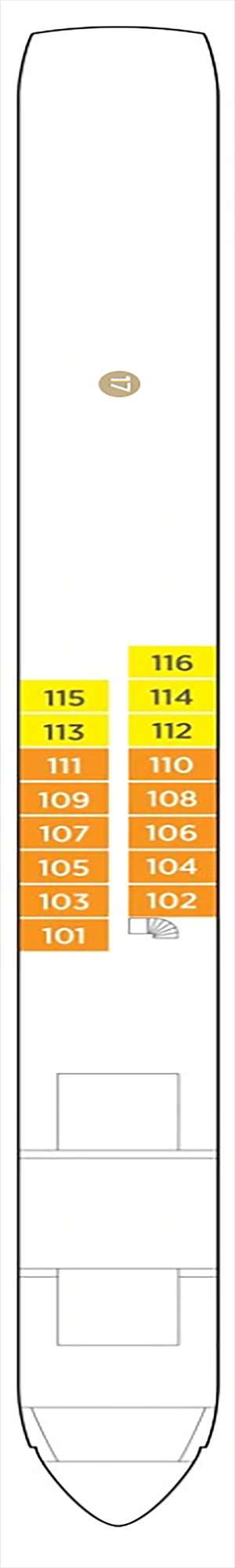 Deck plan for AmaCerto