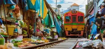 Image related to Mae Klong Railway Market