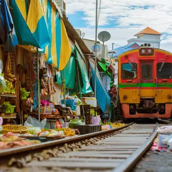 Image related to Mae Klong Railway Market