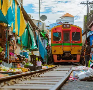 Image related to Mae Klong Railway Market